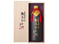 お酒 画像 麹屋伝兵衛 長期貯蔵 麦焼酎 老松酒造 古酒 720ml 未開封品 箱入り