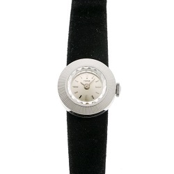 時計 画像 腕時計 レディース チューダー チュードル TUDOR カメレオン K18WG 手巻き レザーベルト ヴィンテージ 美品