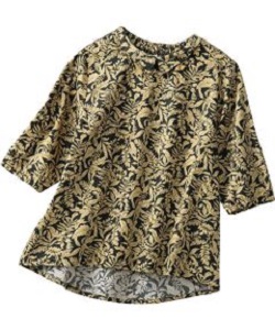 古着 画像 チュニック 柄物 takashimaya Lサイズ レディース 美品