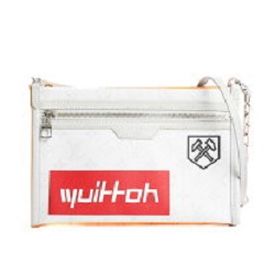 ルイヴィトン 画像 サコッシュ モノグラム グレー オレンジ フラットメッセンジャー