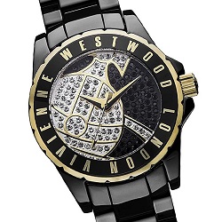 時計 画像 腕時計 レディース ヴィヴィアンウエストウッド Vivienne Westwood VV088SGDBK 黒 ゴールド 美品