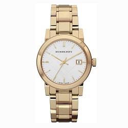 時計 画像 腕時計 レディース バーバリー Burberry ゴールド BU9103 美品