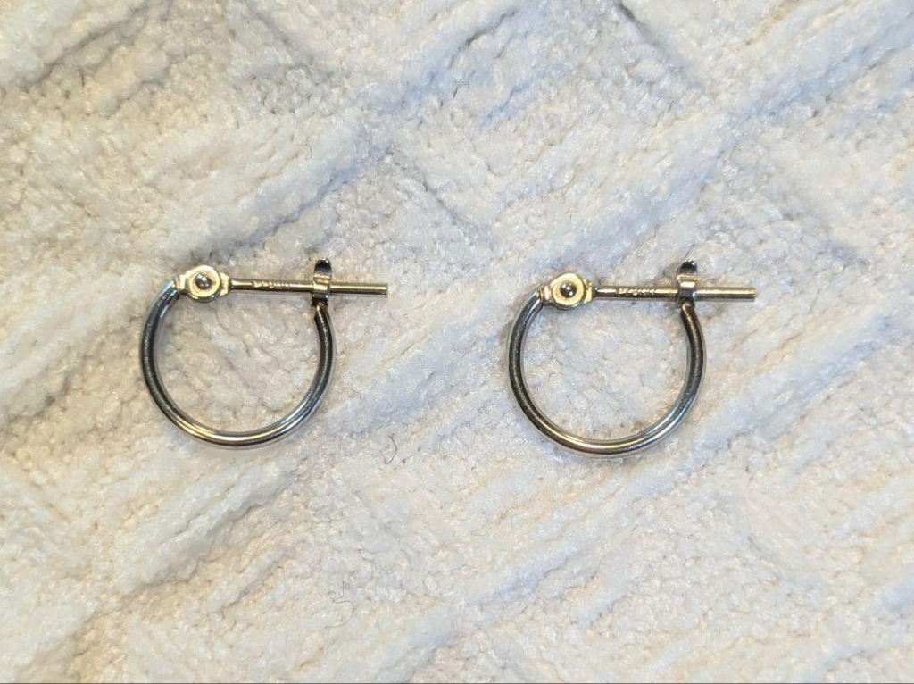 プラチナ製品 画像 Pt800 フープピアス