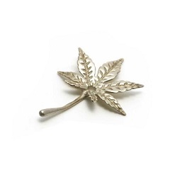 銀製品 画像 シルバー925 香立 紅葉