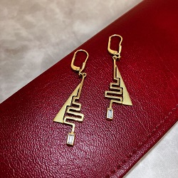 金製品 画像 K8 8金 ピアス 333刻印