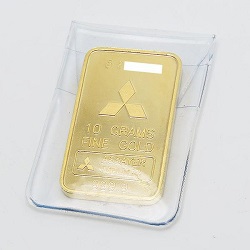 金製品 画像 K24 24金 純金 インゴット 10g 三菱マテリアル