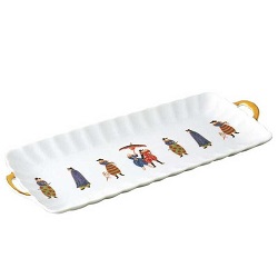 食器 画像 香蘭社 トレー 和蘭陀人