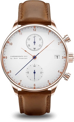 時計 画像 腕時計 メンズ アバウトヴィンテージ About Vintage 1815クロノグラフ レザーベルト 美品