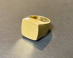 金製品 画像 K20 20金 印台リング
