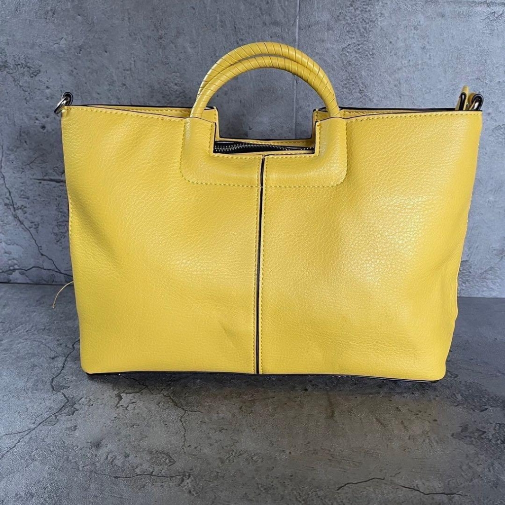 バッグ 画像 2WAYバッグ イエロー ZARA 美品