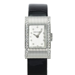 時計 画像 腕時計 メンズ ブシュロン BOUCHERON リフレ ウォッチ スモール スクエア レザーベルト 美品