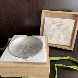 銀製品 画像 純銀製 銀杯 銀盃 桐箱入り