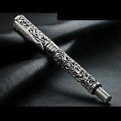 銀製品 画像 シルバー925 アラベスクシルバーペンシル ボールペン Binich