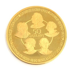 金製品 画像 K12 12金 金貨 ケイマン諸島 50ドル