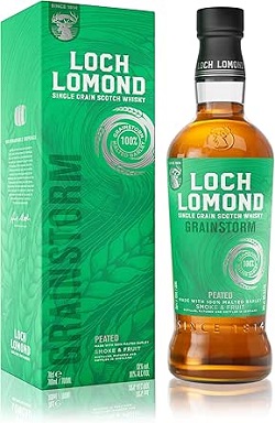 お酒 画像 ロッホローモンド LOCH LOMOND ピーテッド シングルグレーンウイスキー 700ml 未開封品 箱入り
