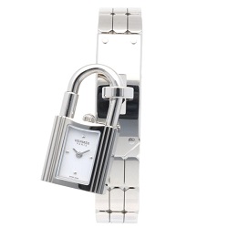 時計 画像 腕時計 レディース エルメス HERMES ケリーウォッチ ステンレススチール 美品