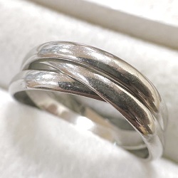 プラチナ製品 画像 Pt850 3連リング