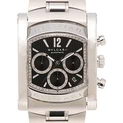 時計 画像 腕時計 メンズ ブルガリ BVLGARI アショーマ クロノグラフ 自動巻 美品