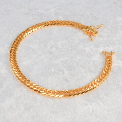 金製品 画像 K24 24金 純金 ブレスレット 喜平 ダブル6面