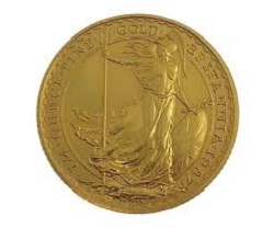 金製品 画像 K22 22金 ブリタニア金貨 1/4oz イギリス