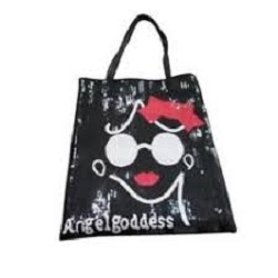 バッグ 画像 スパンコールトート angelgoddess 黒 未使用品