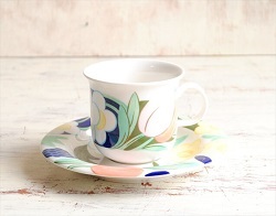 食器 画像 アラビア アークティカ ポーティカ ARABIA ARCTICA Poetica カップ＆ソーサー 花柄