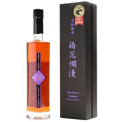お酒 画像 梅花爛漫プレミアム 梅酒 500ml 未開封品 箱入り