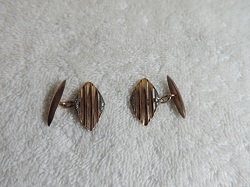 金製品 画像 K9 9金 375刻印 チェーンカフス
