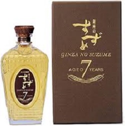 お酒 画像 銀座のすずめ 7年熟成 麦焼酎 720ml 未開封品 箱入り