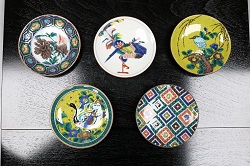 食器 画像 九谷焼 豆皿 5枚セット