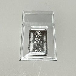 プラチナ製品 画像 Pt1000 純プラチナ インゴット 10g 徳力本店