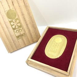 金製品 画像 K22 22金 小判 札幌オリンピック記念 1972年