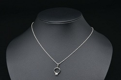 ブランド品 画像 ハリーウィンストン HARRY WINSTON ネックレス リングチャームペンダント Pt950 ダイヤ