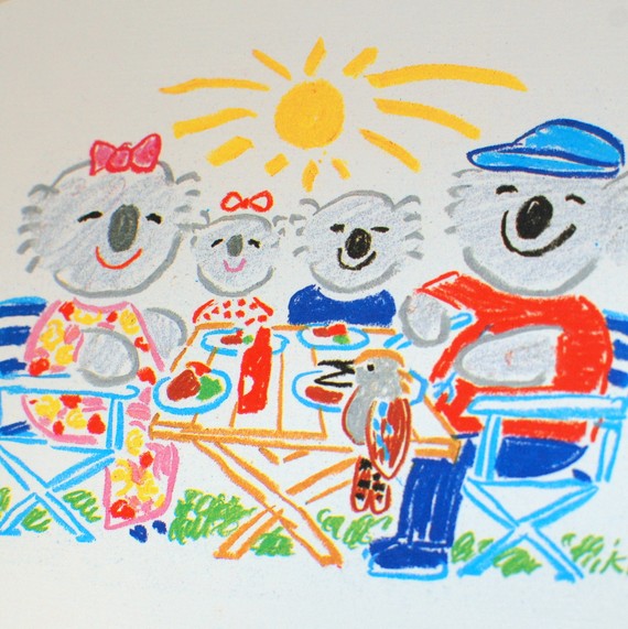 Ken Done 1986年 絵画 フレーム付き　希少 ケンドーン　アーティスト Ken Done 1986年 絵画 フレーム付き 希少 ケンドーン アーティスト