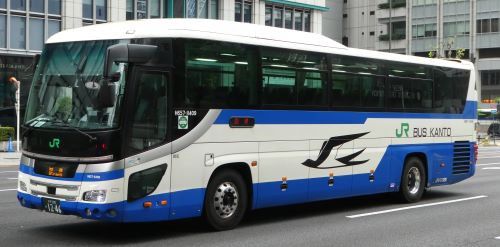 JRバス関東 日野セレガ 名神高速道路開業記念 試作塗装車「赤い