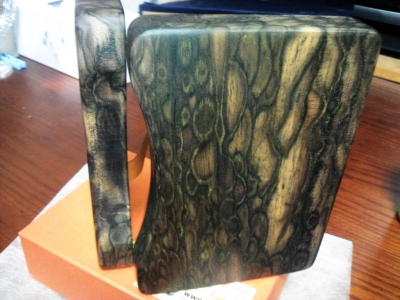 工房楔 黒柿孔雀杢 クローズドエンド楔 コンプロットウーノ