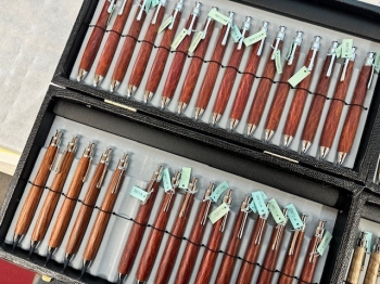 真鍮 ボナンペン パドック 紅紫檀 ツートン MP0.5 [野原工芸 工房楔]