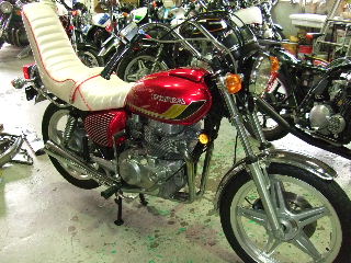 ハンドル交換完了！ | 旧車バイク・カスタムバイク販売「BurstCity 
