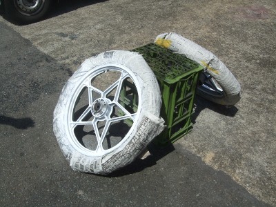 ホイール塗装 | 旧車バイク・カスタムバイク販売「BurstCity