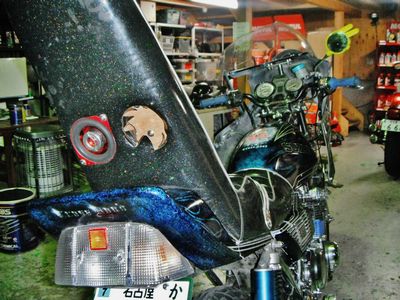 CBX400F復刻テールランプ 純正タイプ / パステルロード
