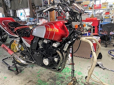 XJRフロントフォーク