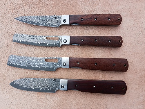 包丁・ハサミ・爪切り A&F 2個セット バーベキューシェフ 三徳 #001