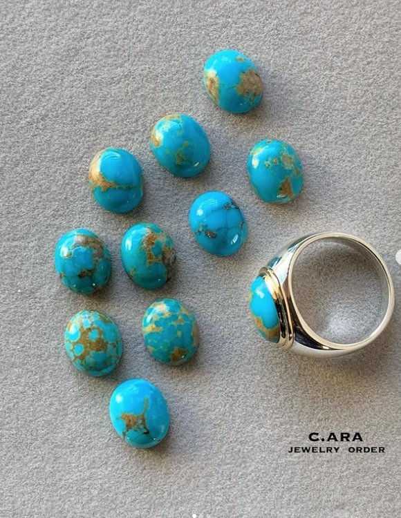 redman ゴールド k18 ターコイズ REDMAN 極小メタルチャーム K18