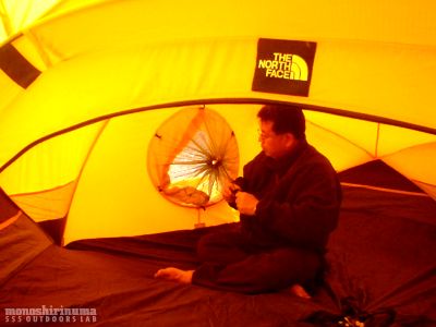 The North Face NORTH STAR Tent の完成型 EXPEDITION BASE CAMP