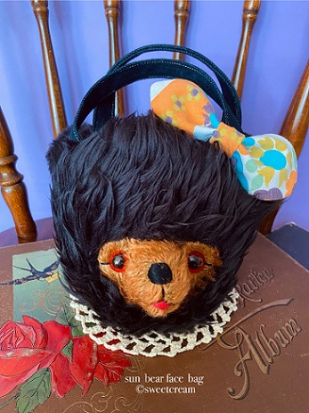 sun bear face bag☆『クマをみつけに』 | sweetcream
