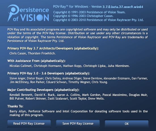 POV-Ray v3.7 beta 37