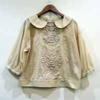 nesessaire：ハンガリー刺繍ブラウス | cabinet ATELIER