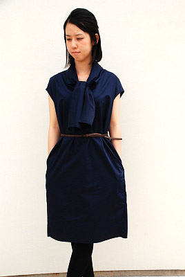 SOFIE D'HOORE】 コットン ウエスト切り替えフレア ワンピース セール