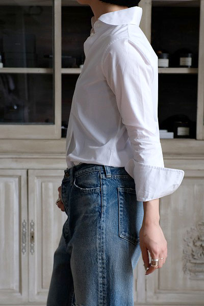 AMERI VINTAGE ROUGH CLOTH SLIT SKIRT 青っぽい アメリ 