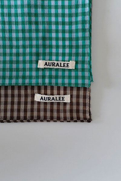 小物 AURALEE AIRY LIGHT COTTON CHECK SCARF 小物 AURALEE AIRY LIGHT COTTON CHECK SCARF AURALEE